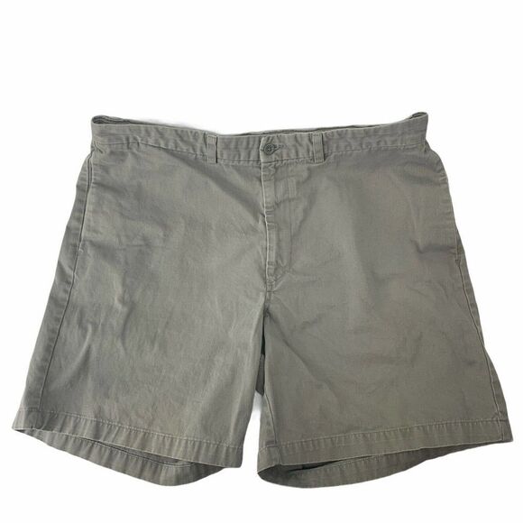 DKNY Gray Chino Shorts Mens Size 38 Flat Front - Picture 1 of 4